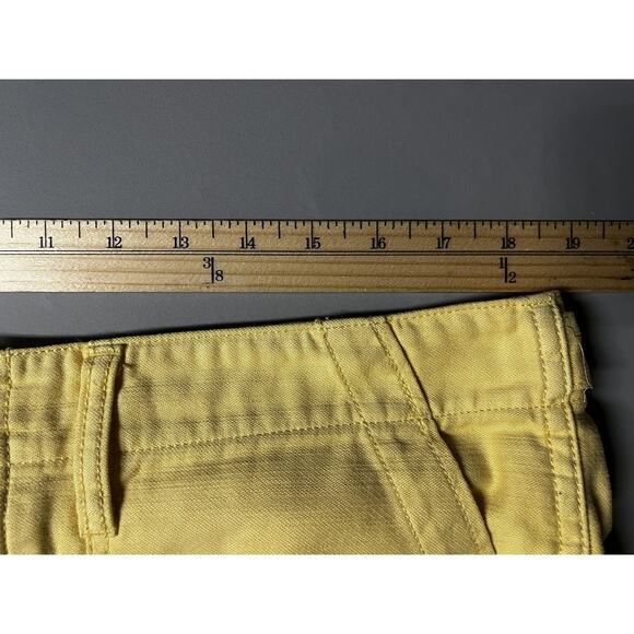 Madewell Pants Womens 32 Yellow Fatigue Utility Cotton Button Fly Workwear L8059 - Picture 13 of 16